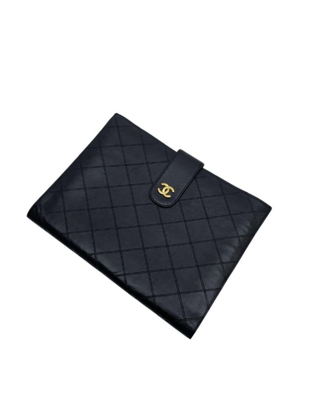 Chanel Bicolor Quilted Lambskin Clutch - Picture 3 of 10